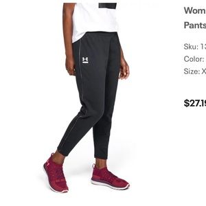 Under armour black joggers. Women’s xl